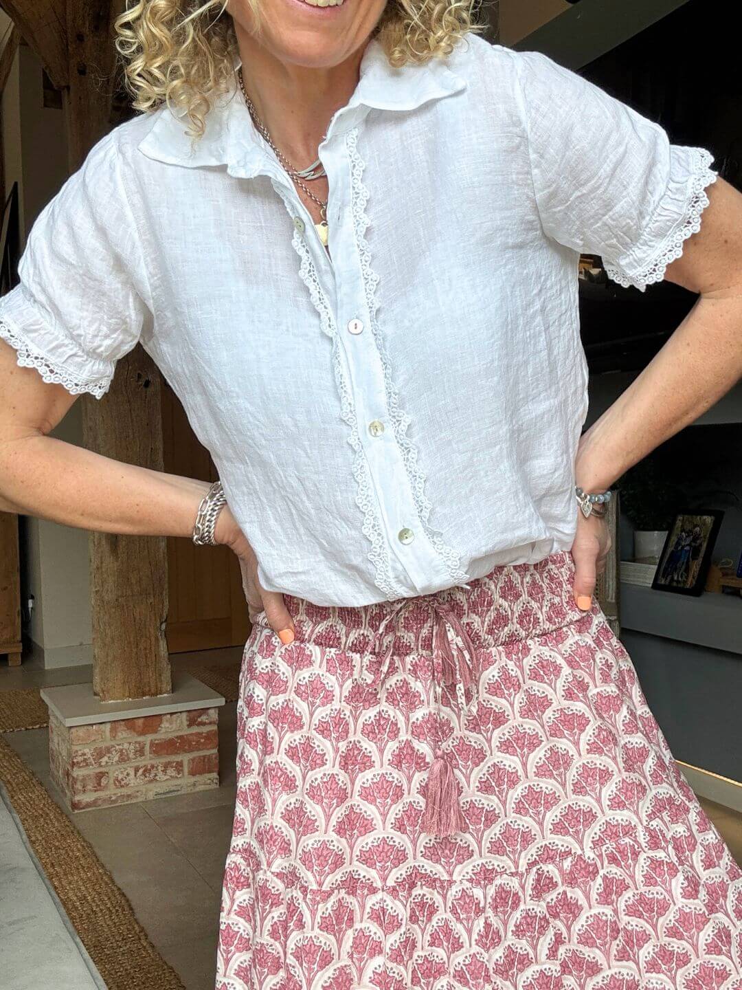Darcy Maxi Skirt | Pink