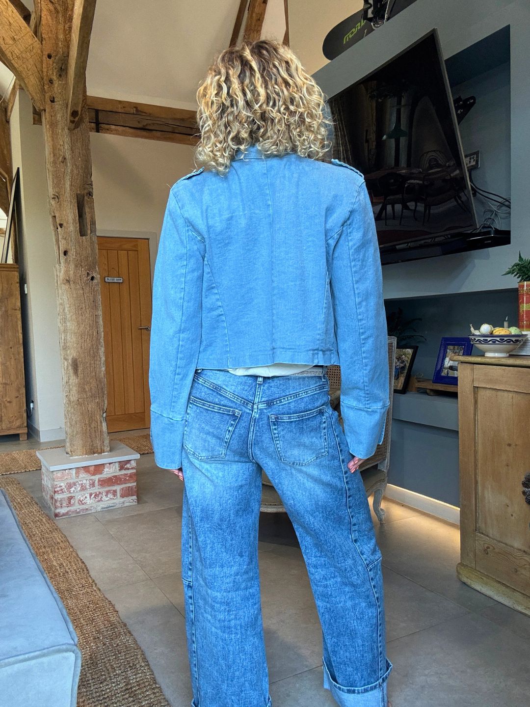 Delta Military Jacket | Denim