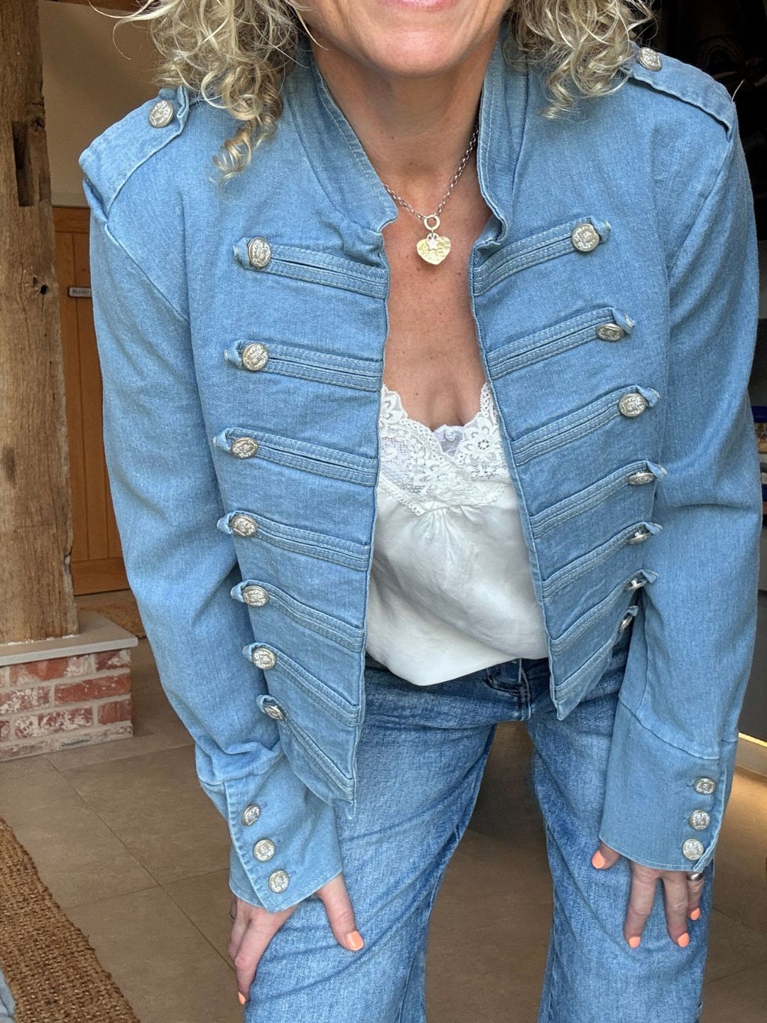 Delta Military Jacket | Denim