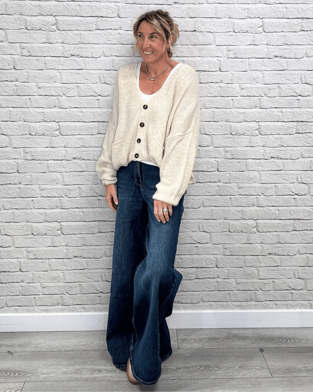 Fleurs Cardigan | Natural