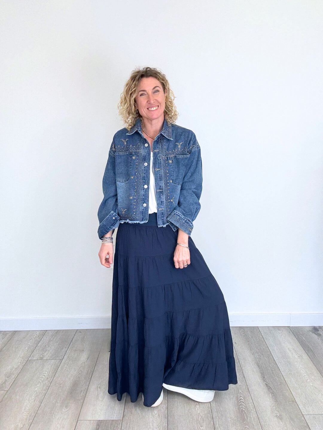 Formentera Stitch Denim Jacket
