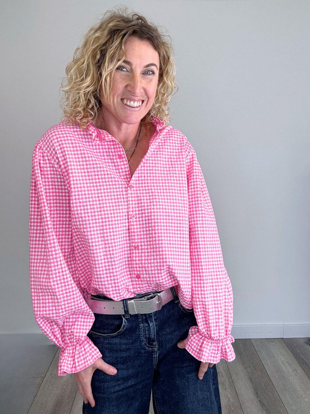 Polly Blouse | Pink