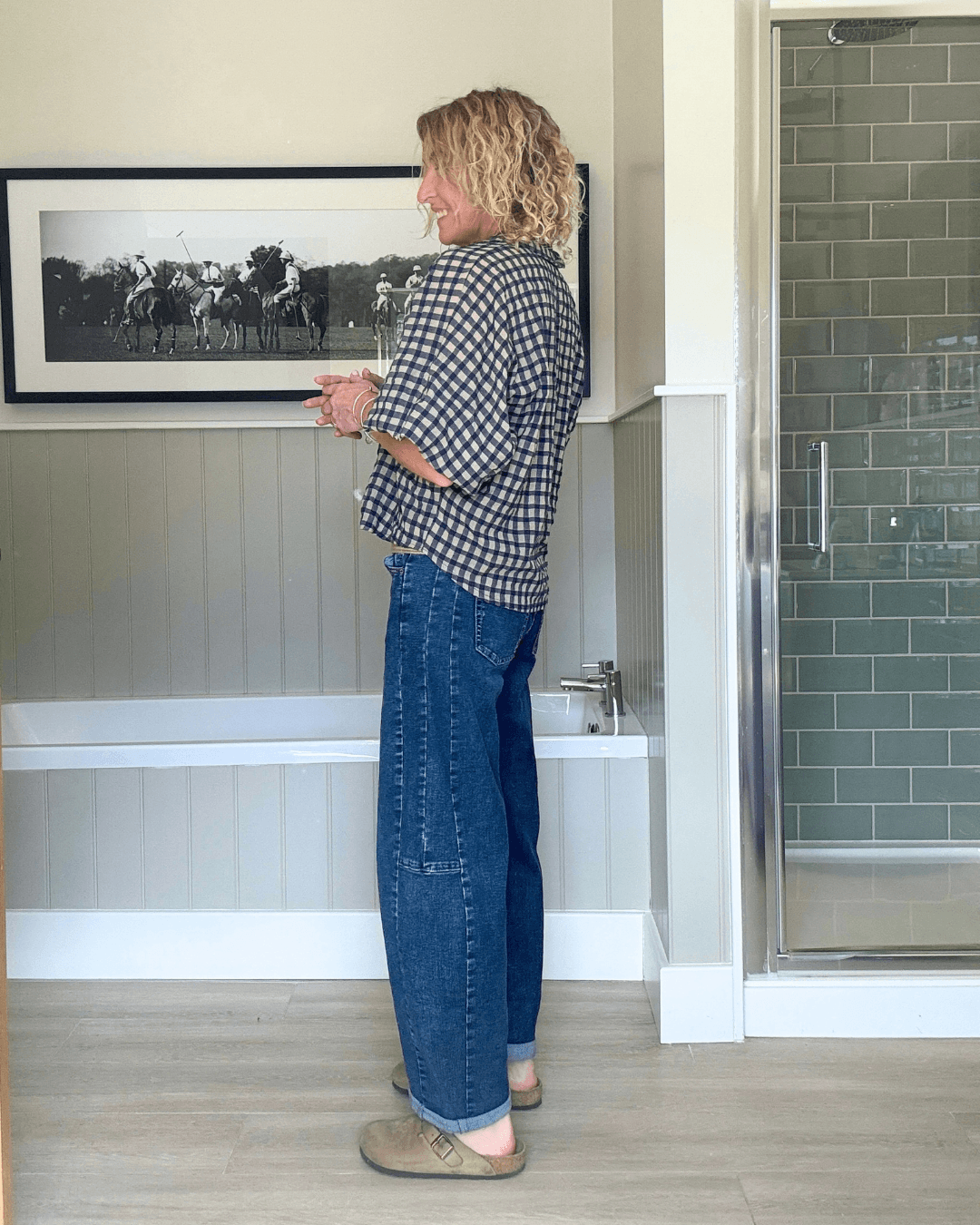 Cotswolds Blue Check Shirt
