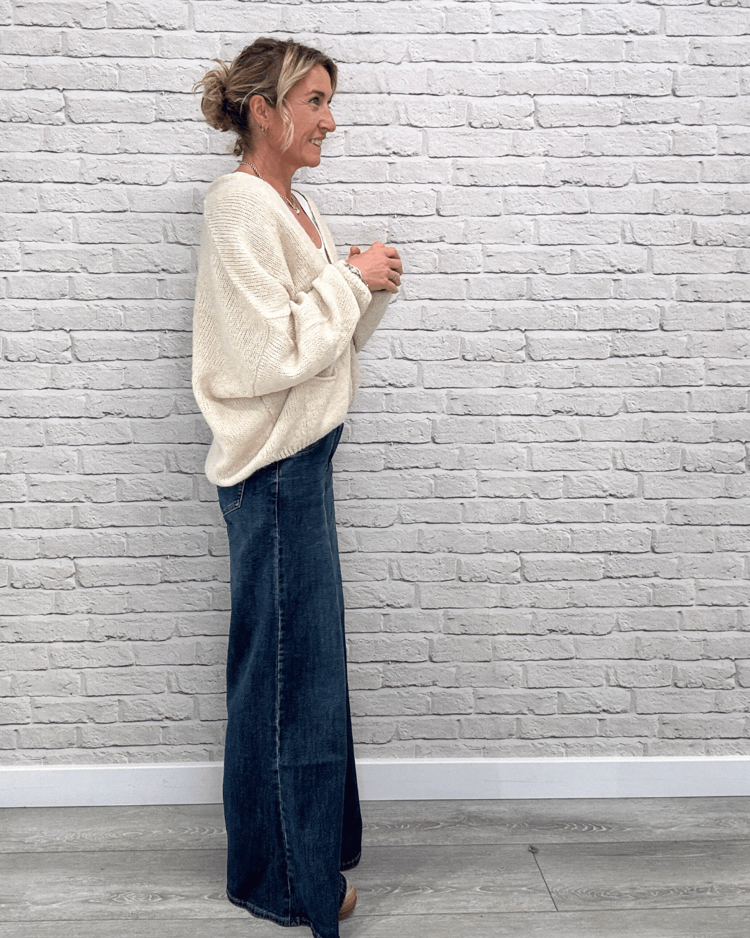 Shoreditch Palazzo Jeans | Indigo Wash