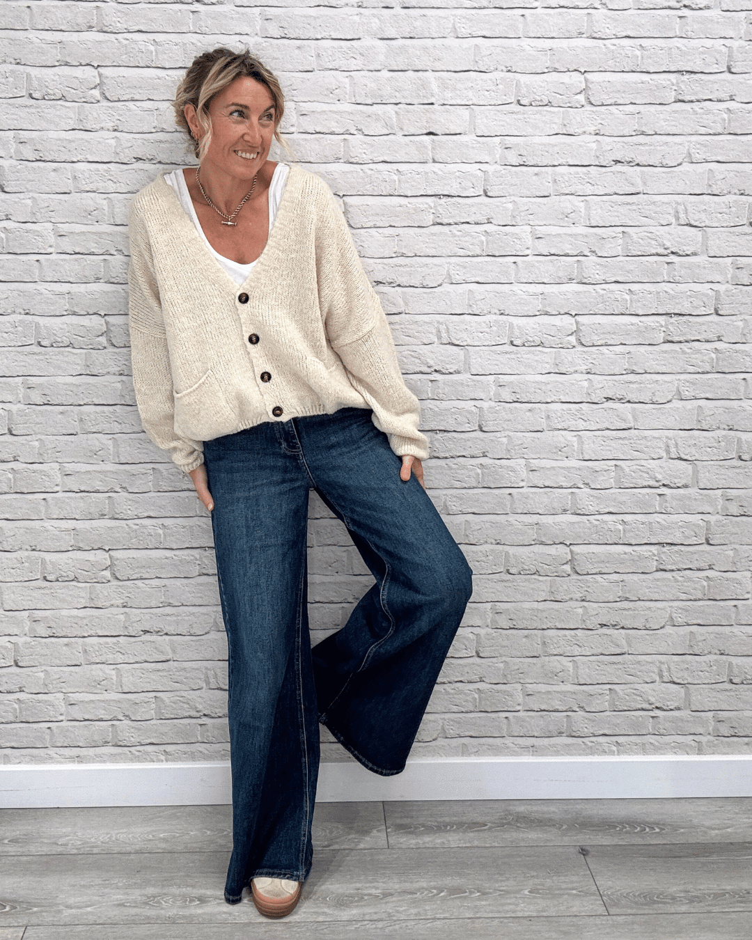 Fleurs Cardigan | Natural