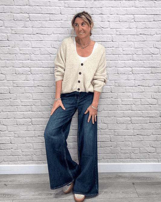 Shoreditch Palazzo Jeans | Indigo Wash