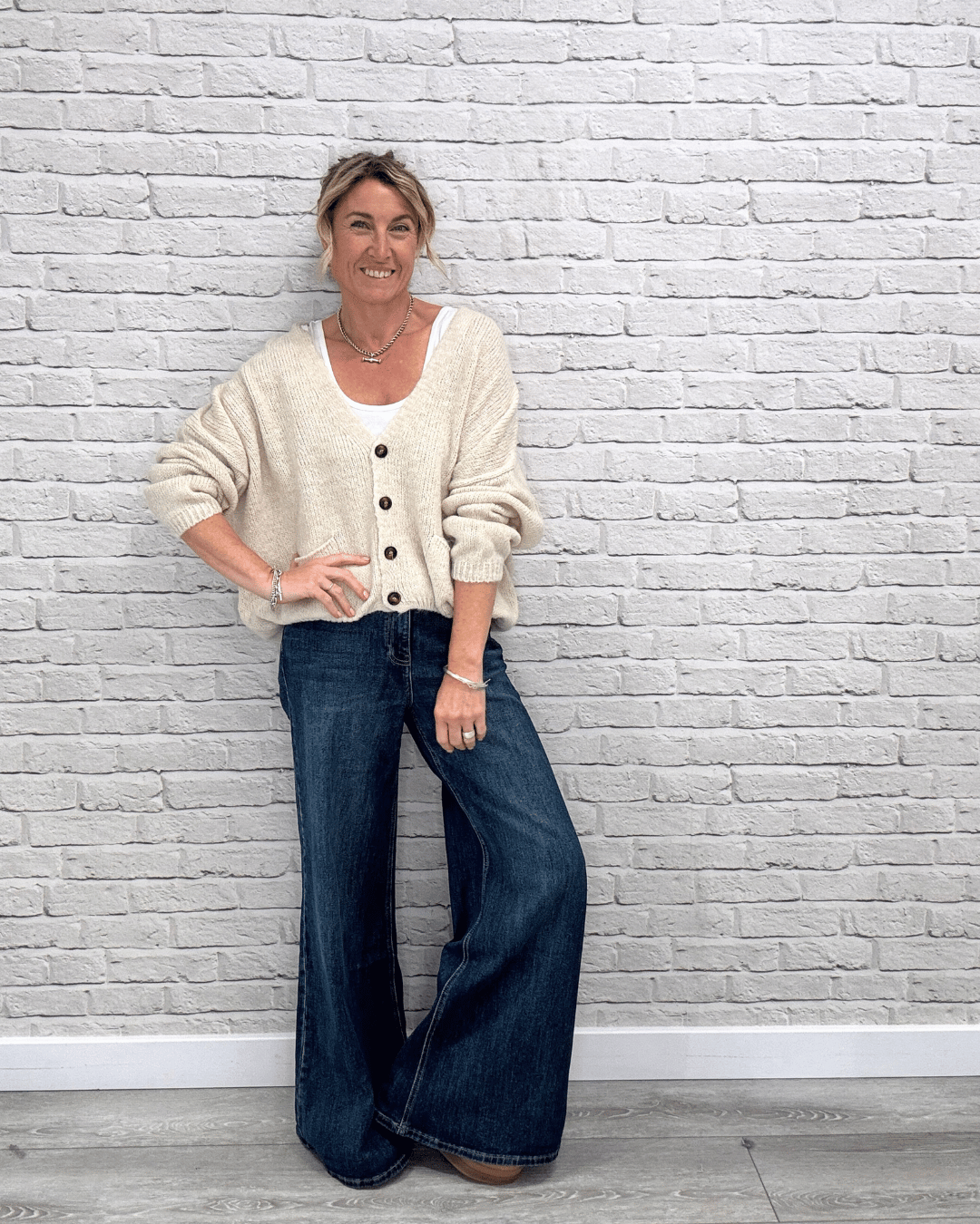 Shoreditch Palazzo Jeans | Indigo Wash