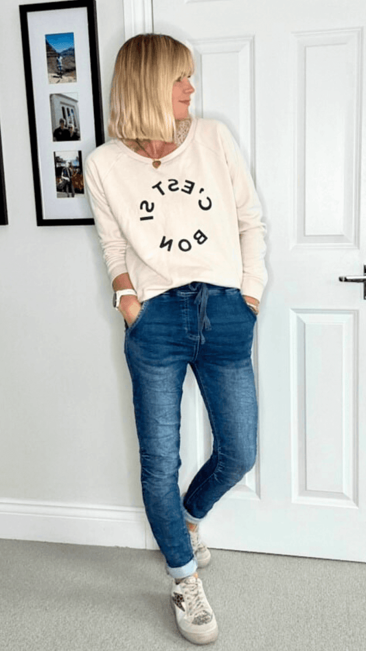 Melly & Co Skinny Denim Joggers