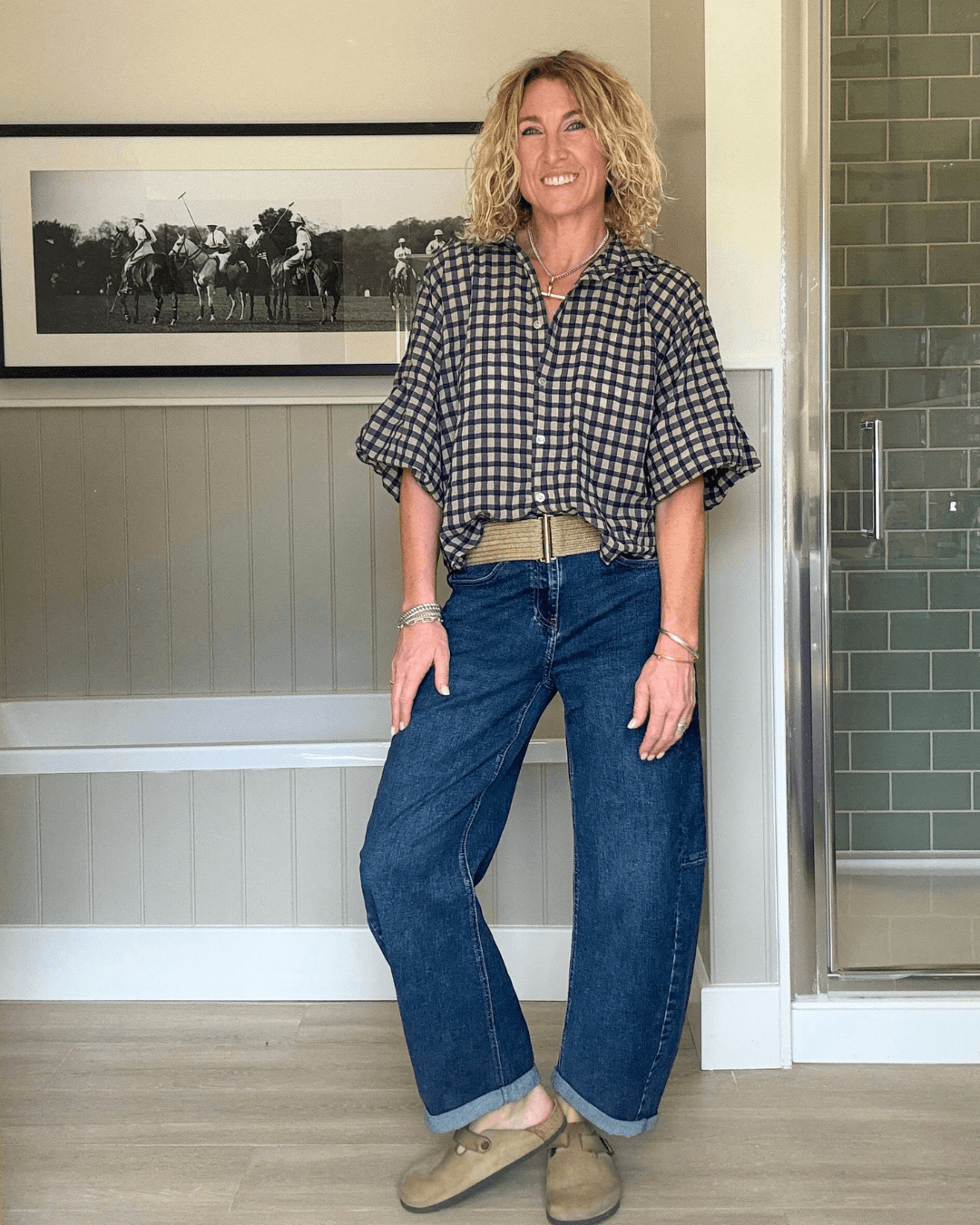 Cotswolds Blue Check Shirt