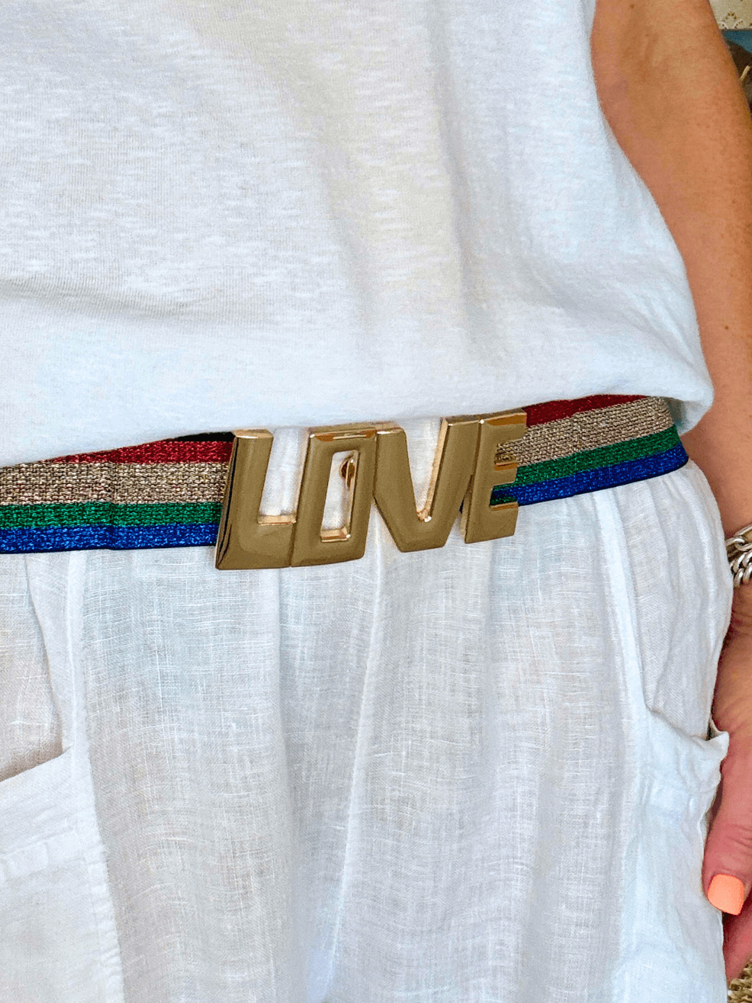 Rainbow LOVE Belt