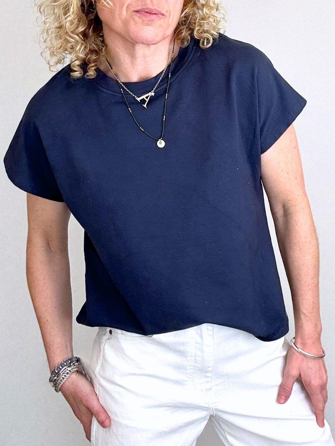 The Milan Tee | Navy