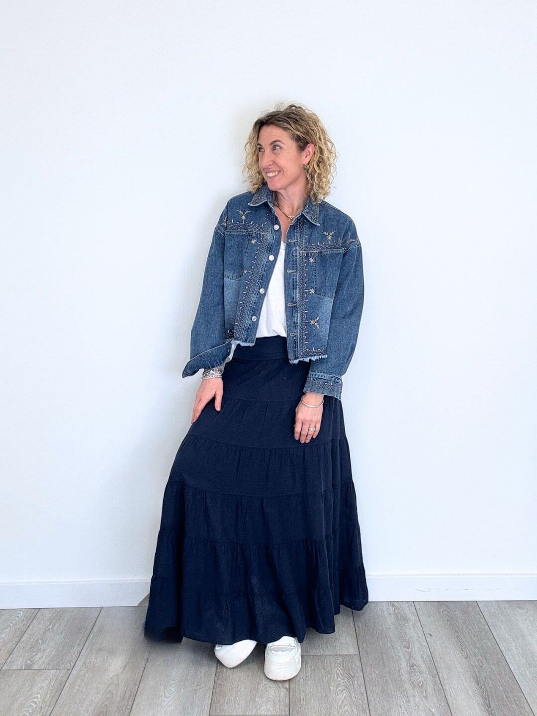 Formentera Stitch Denim Jacket