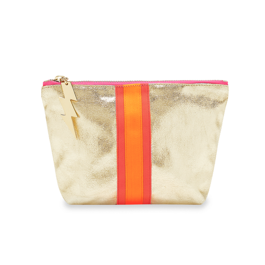 Small Metallic Gold Clutch
