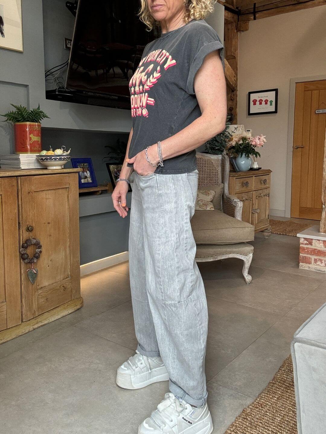 Carnaby Barrel Jeans | Grey (NEW)