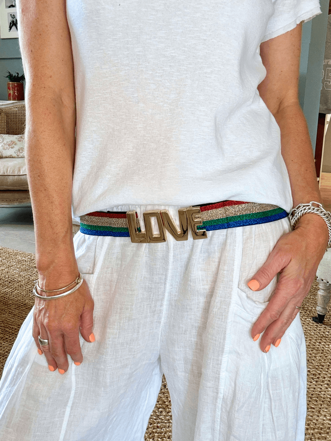 Rainbow LOVE Belt