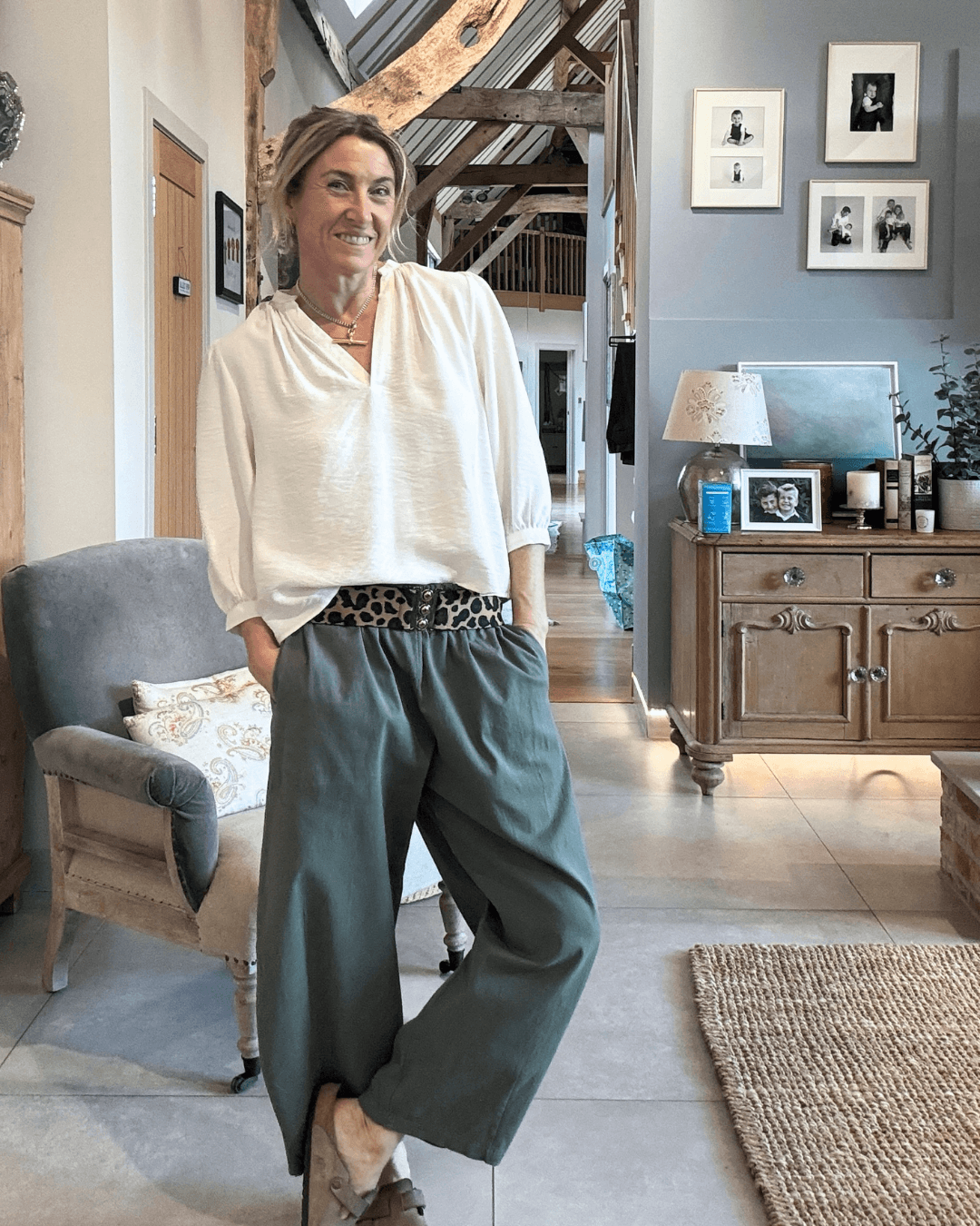 Burlington Barrel Chinos | Khaki
