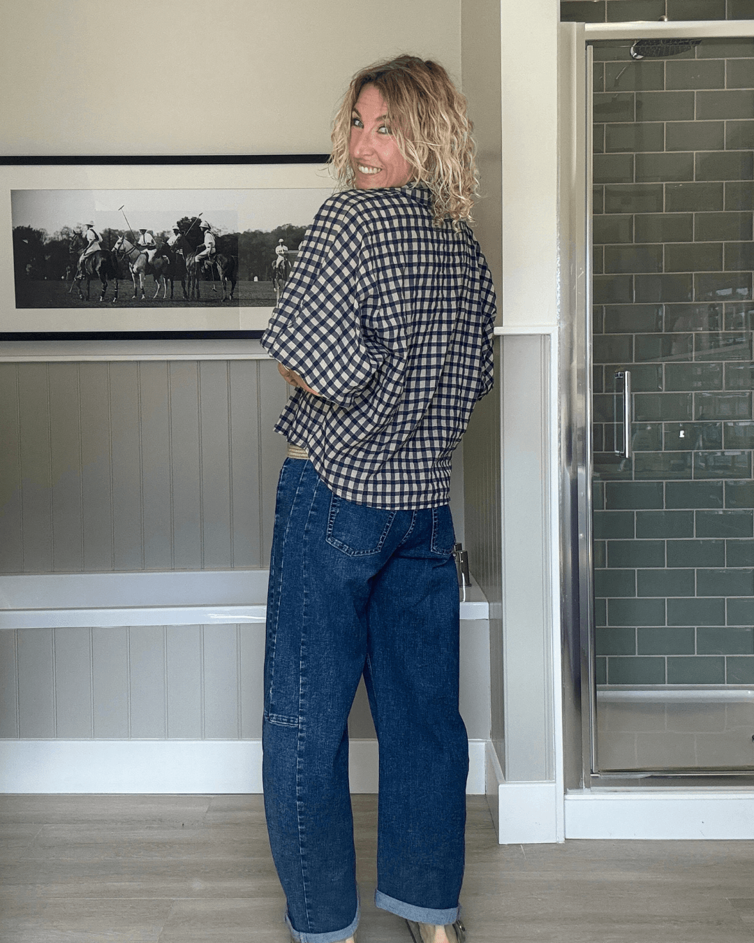 Cotswolds Blue Check Shirt