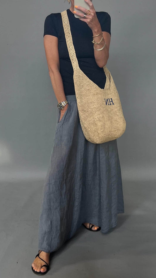 Lilly Maxi Skirt | Slate Grey | PRE-ORDER (MAY DELIVERY)