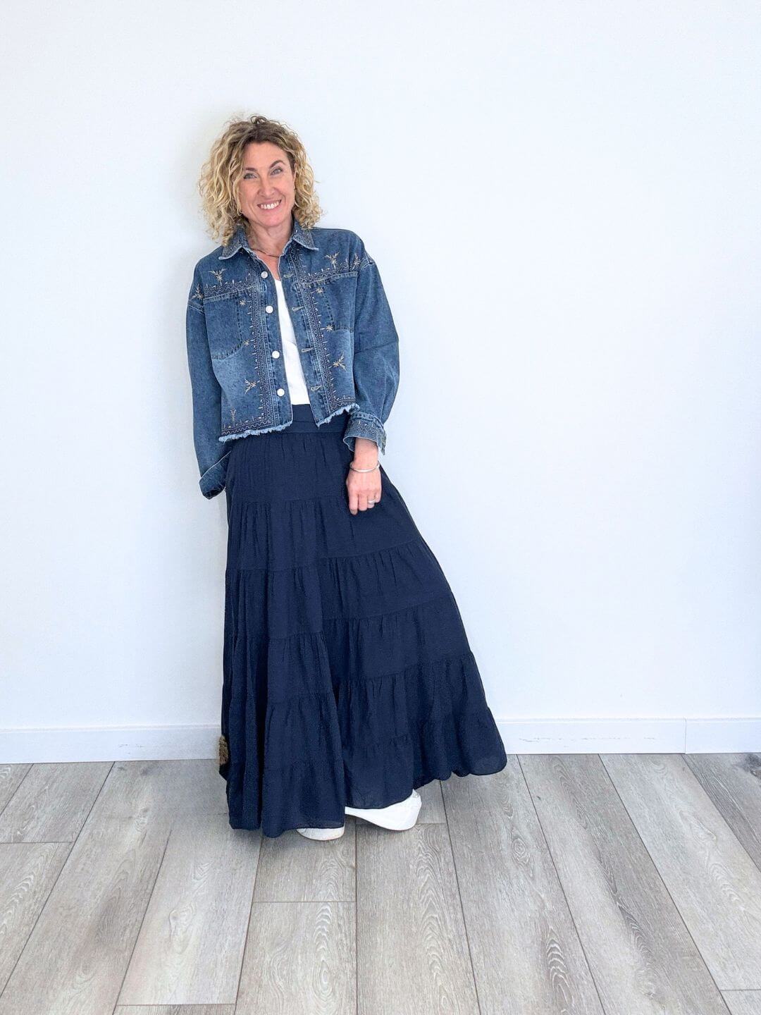 Formentera Stitch Denim Jacket