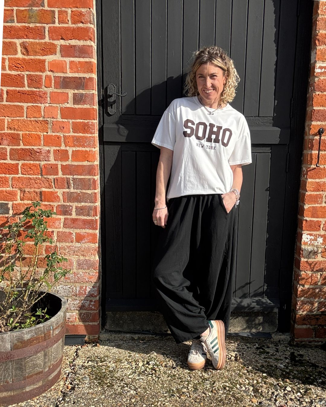 Camden Barrel Joggers | Black (longer length)
