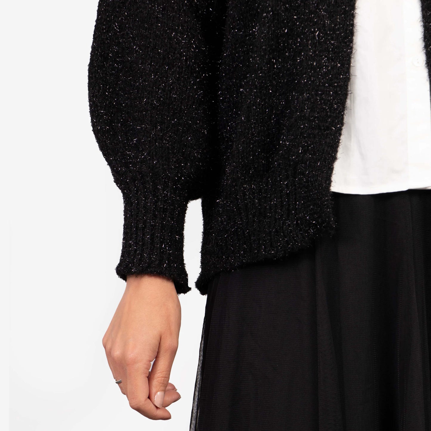 Black Stella Cardigan