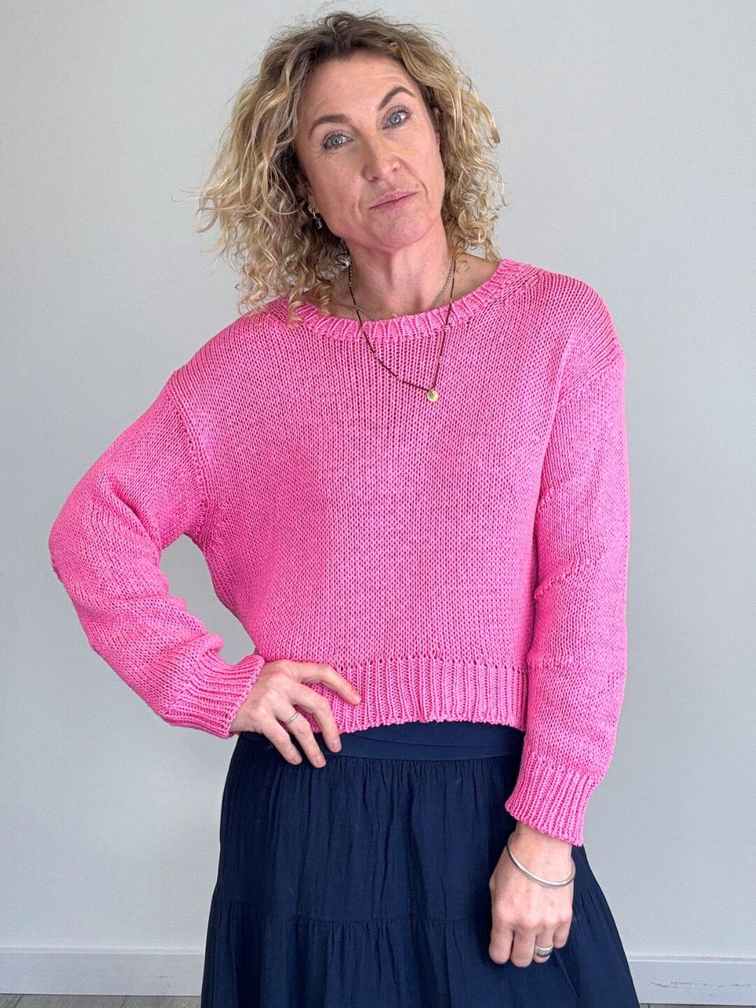 Wolfie Knit | Hot Pink