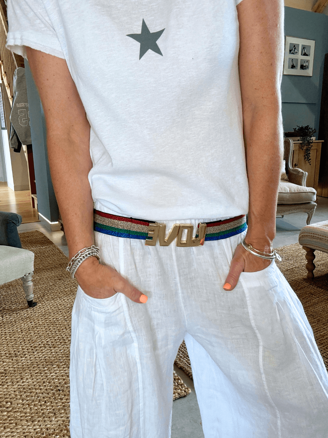 Rainbow LOVE Belt
