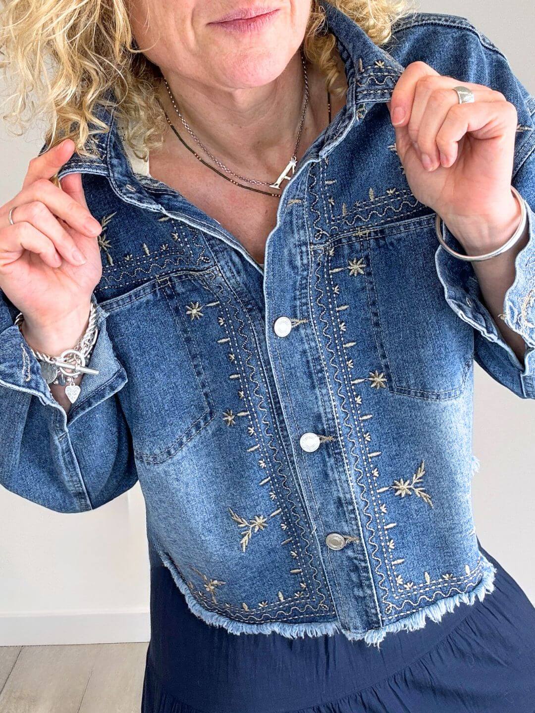 Formentera Stitch Denim Jacket
