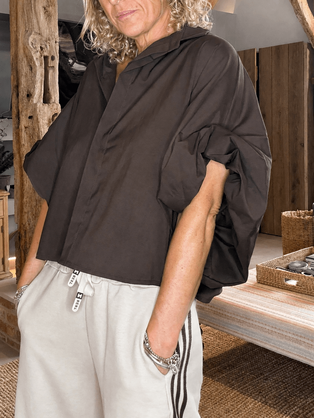 Duke Joggers | Beige & Chocolate