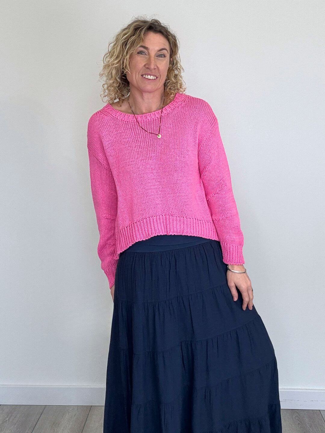 Wolfie Knit | Hot Pink