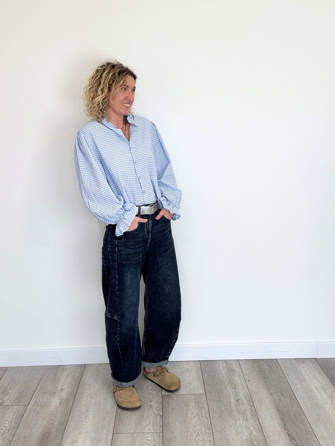 Polly Blouse | Sky Blue