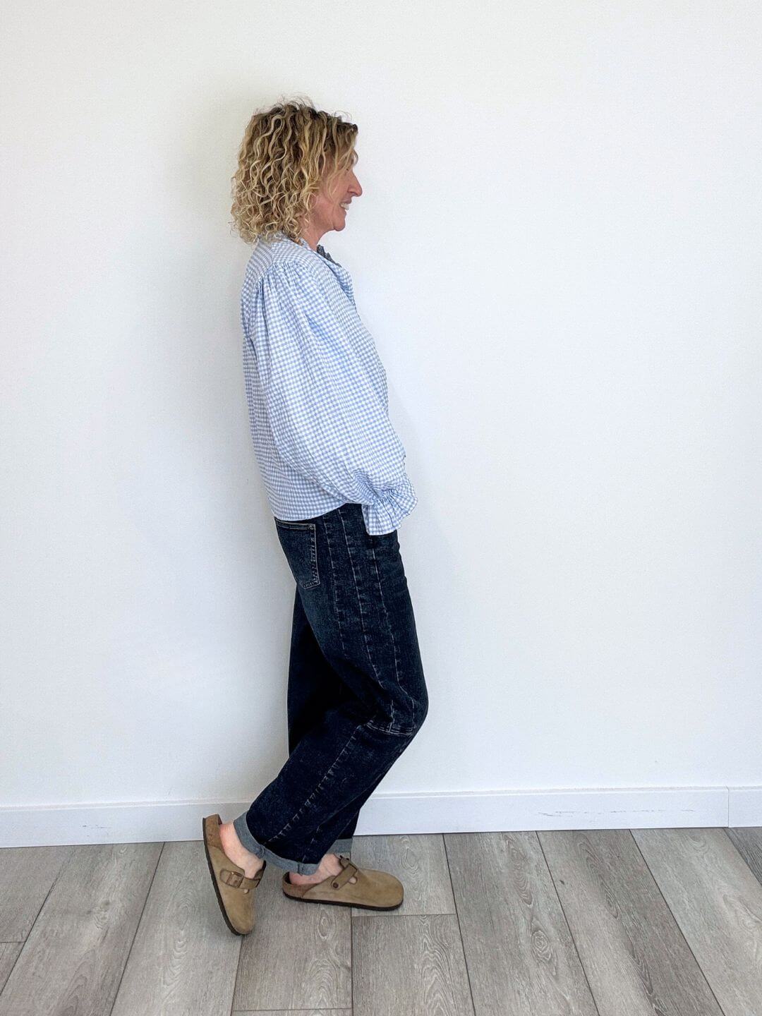 Polly Blouse | Sky Blue