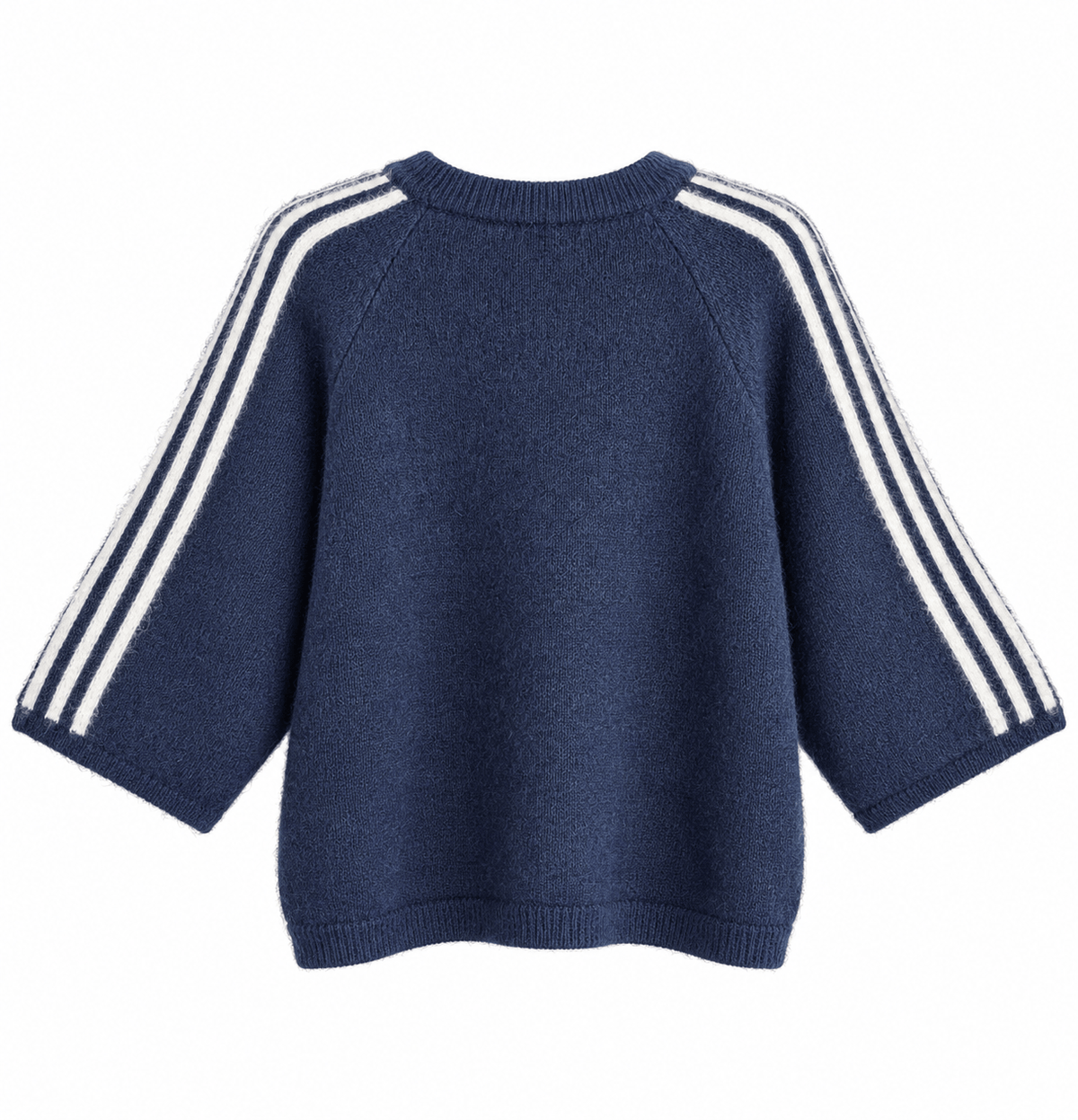 Trackside Knit | Navy/White