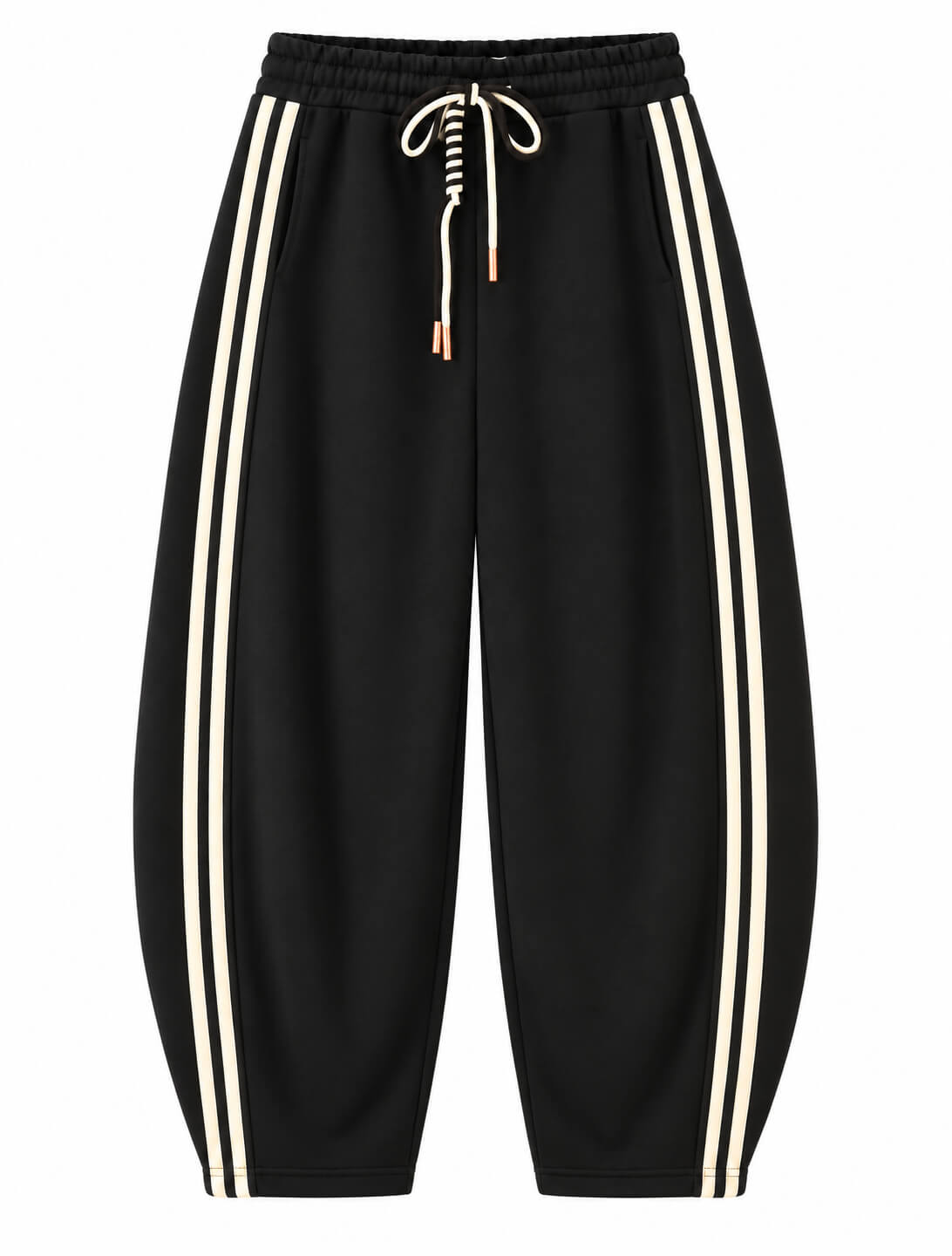 Smith Barrel Joggers | Black & Ivory