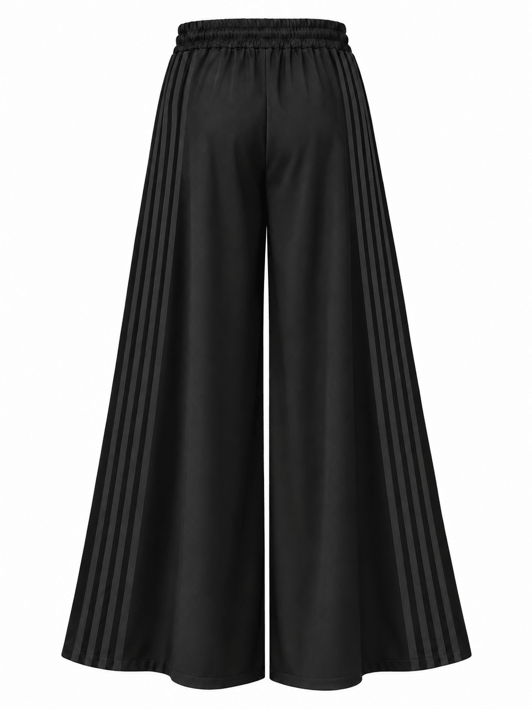Aurora Side Stripe Palazzo | Black
