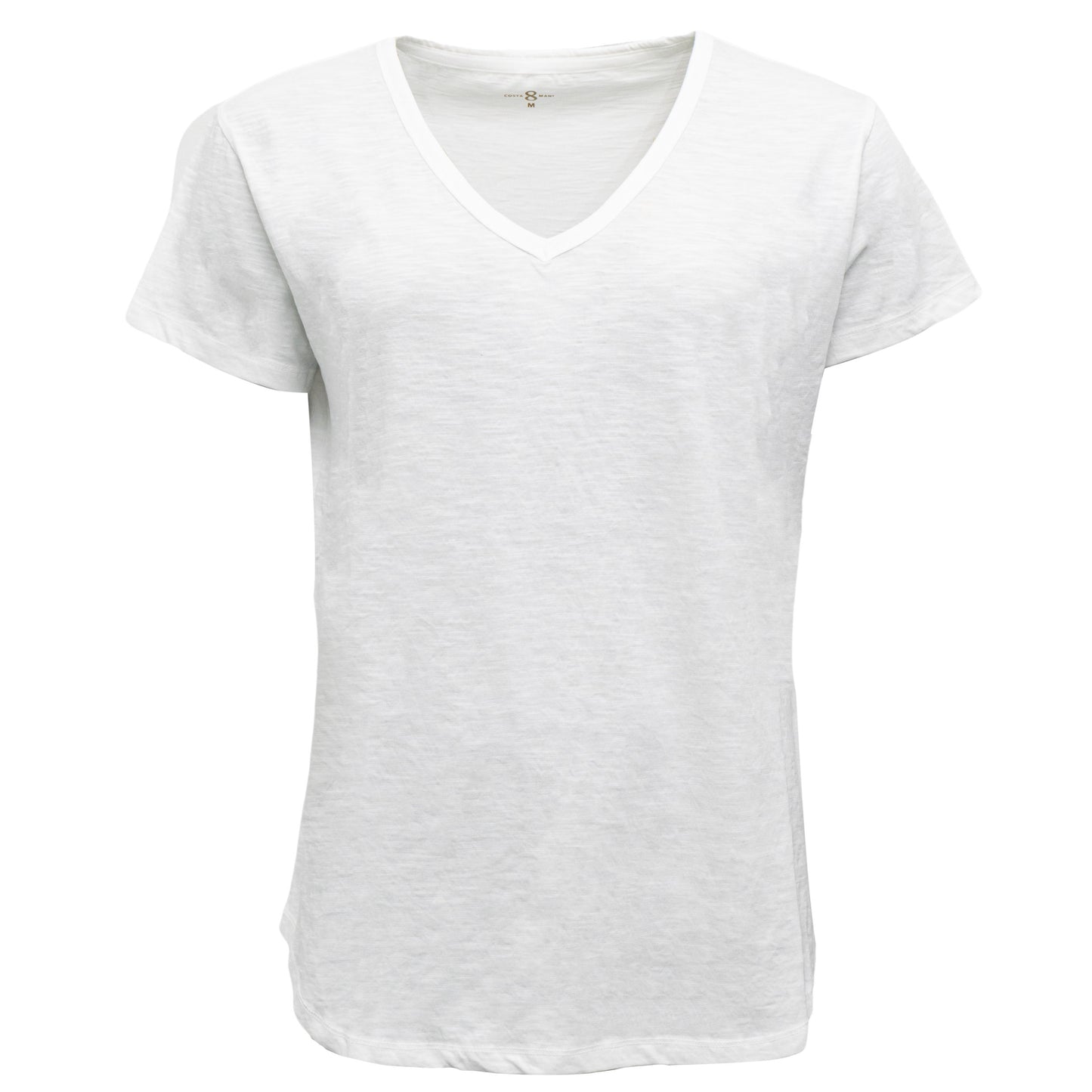 Frank V-Neck T-Shirt | White