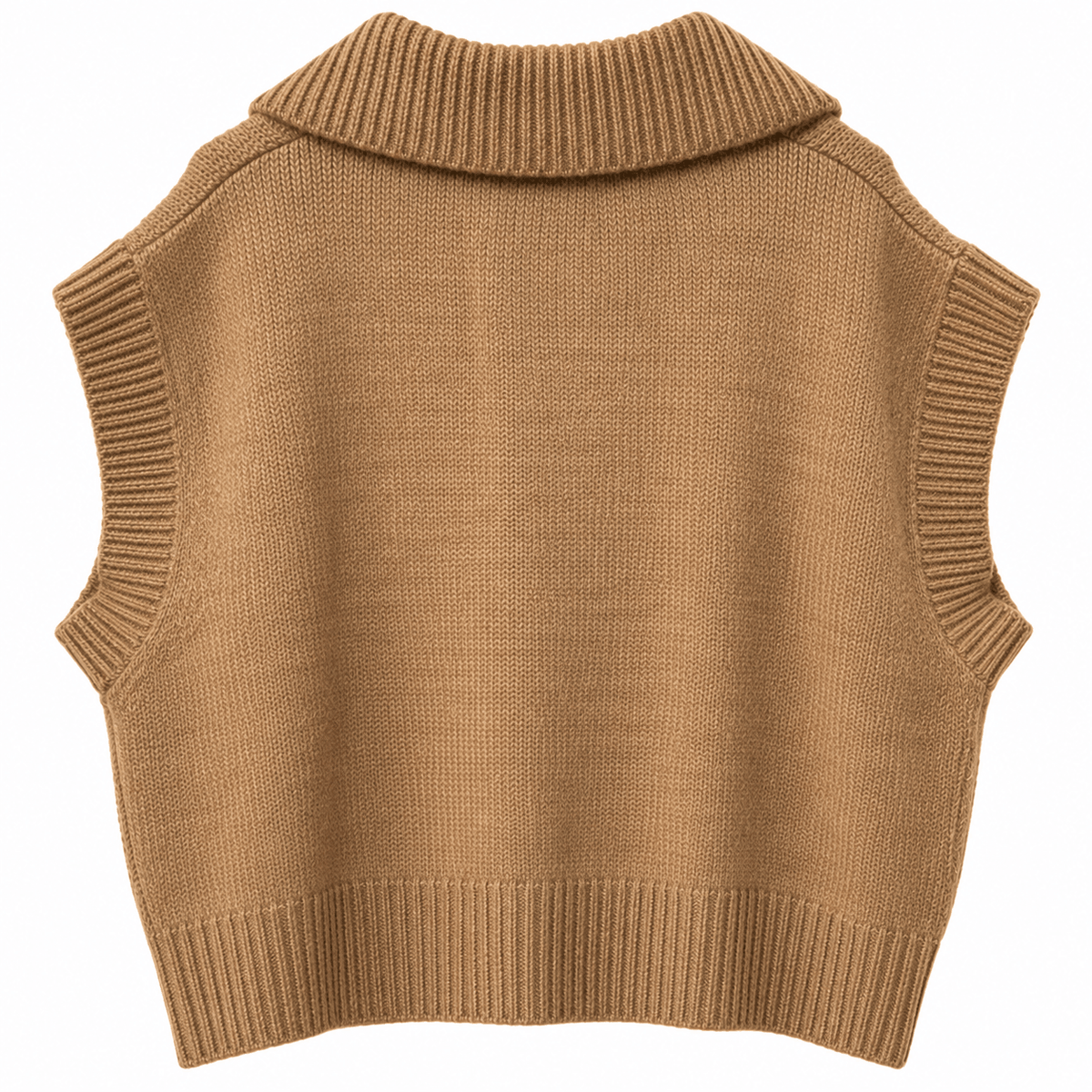 The Monty Knitted Gilet | Camel