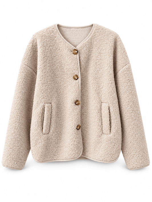The Teddy Jacket | Cream