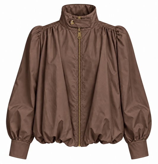 The Marlow Bubble Jacket | Chocolate