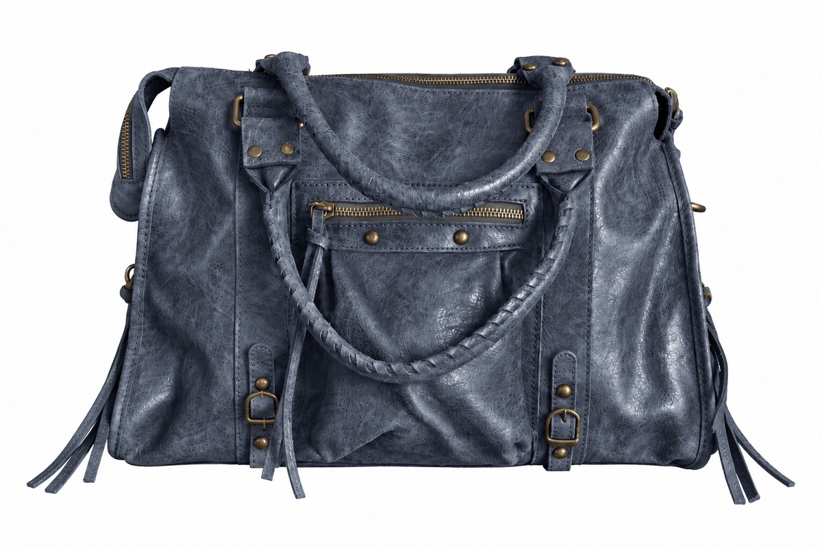 Sienna Slouch Bag | Blue-Grey