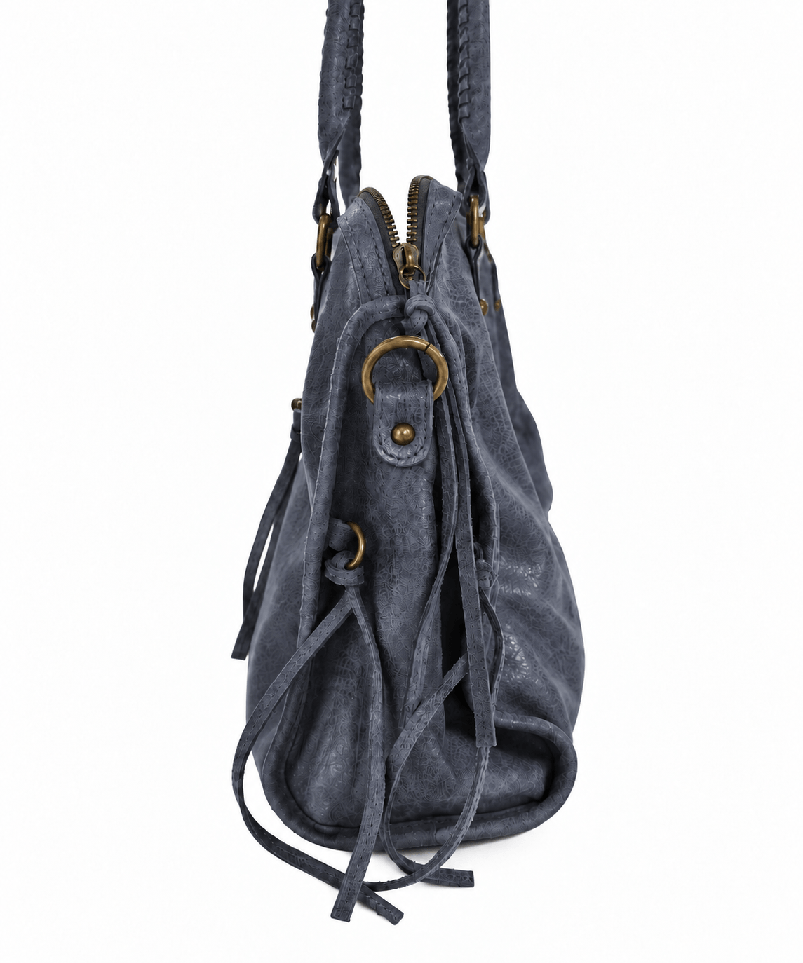 Sienna Slouch Bag | Blue-Grey