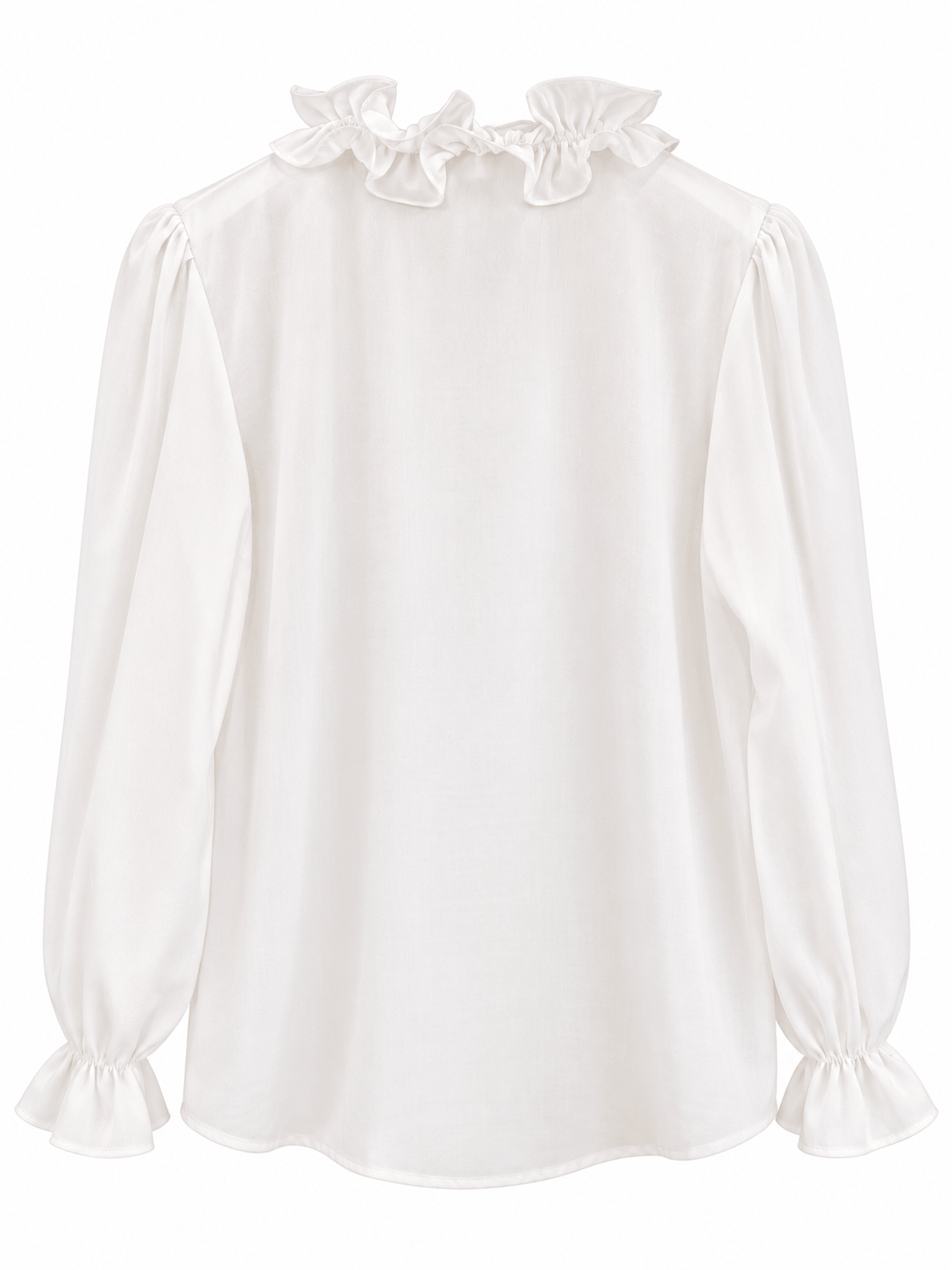 Bella Ruffle Blouse | White