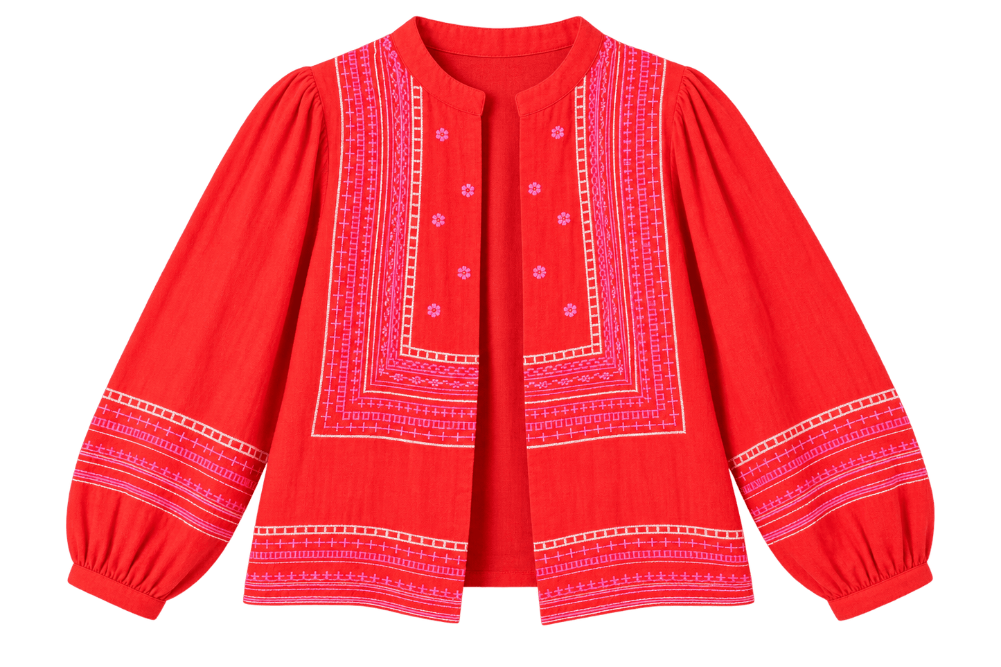 The Folk Jacket | Red