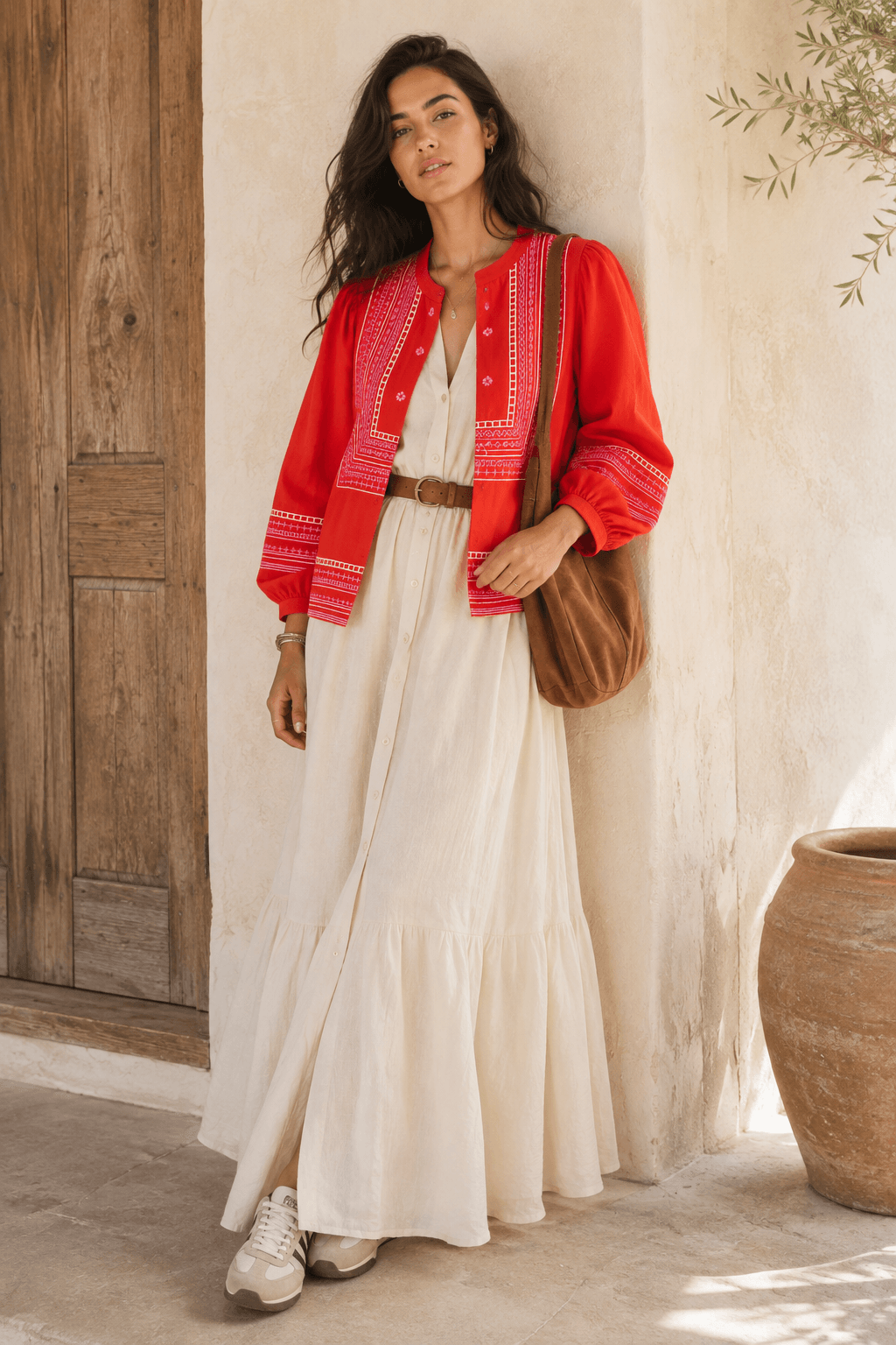 The Folk Jacket | Red