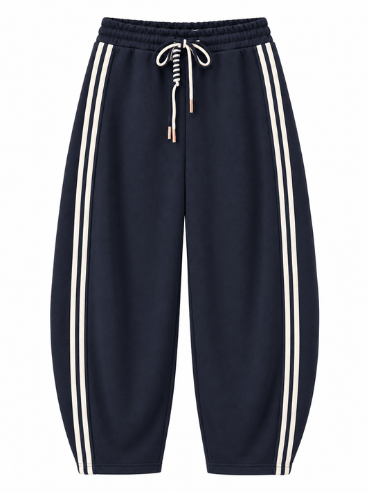 Smith Barrel Joggers | Navy & White