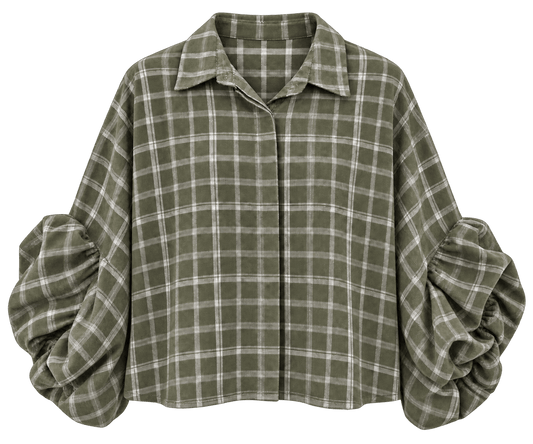 The Burford Check Shirt | Khaki