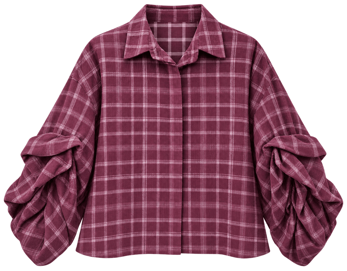 The Burford Check Shirt | Merlot