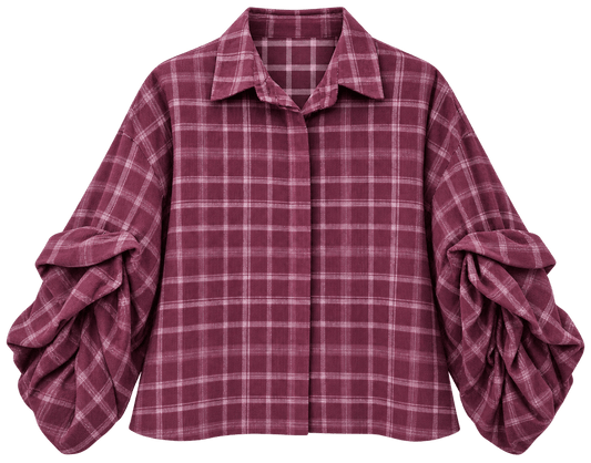 The Burford Check Shirt | Merlot