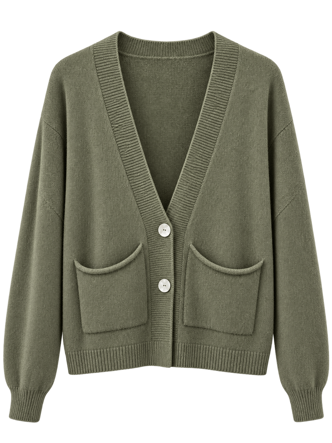The Papa Cardigan | Olive