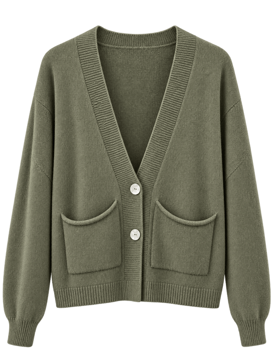 The Papa Cardigan | Olive